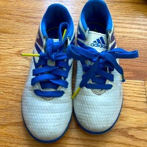 Little boy Adidas Soccer shoes